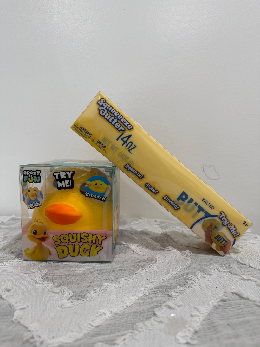 Squishy Duck Plush Toy - Yellow - (Brand: )